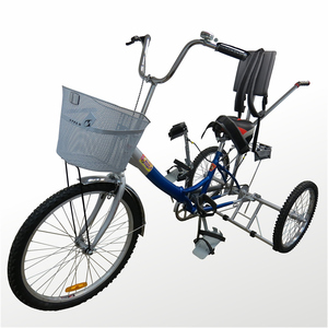 Велосипед трехколесный с ножным приводом, в том числе для детей-инвалидов с ДЦП (велосипед адаптационный трехколесный ортопедический для детей-инвалидов, велотренажер-велосипед реабилитационный с принадлежностями и другие аналоги) Размер 3,4